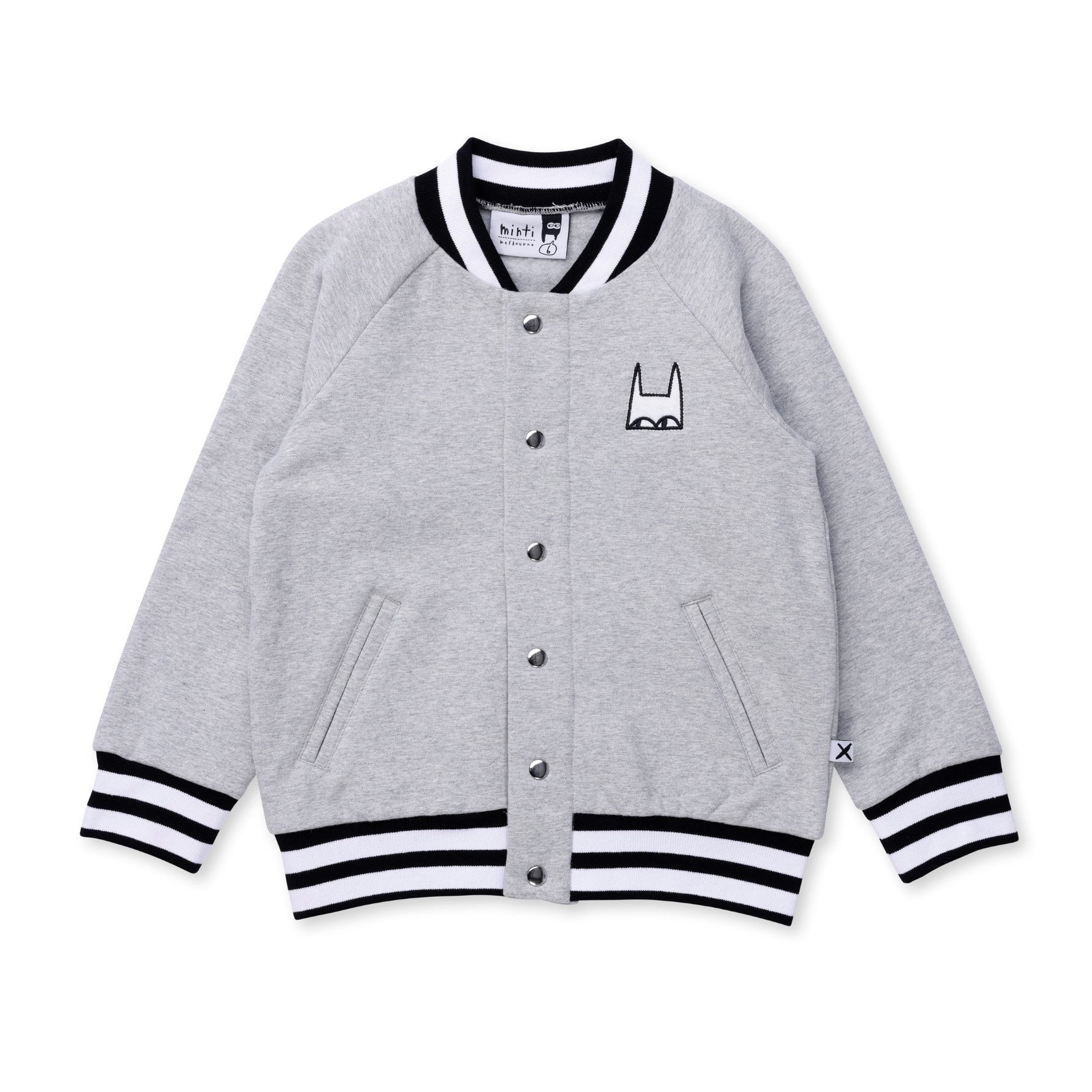 Furry College Sweat - Grey Marle