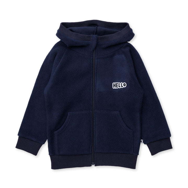 Minti Teddy Zip Up - Navy