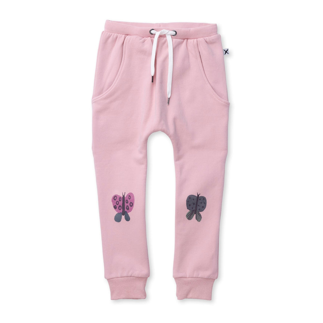 Minti Butterfly Knee Furry Trackies - Ballet