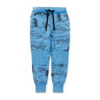Surf Skate Animals Trackies - Sky Wash