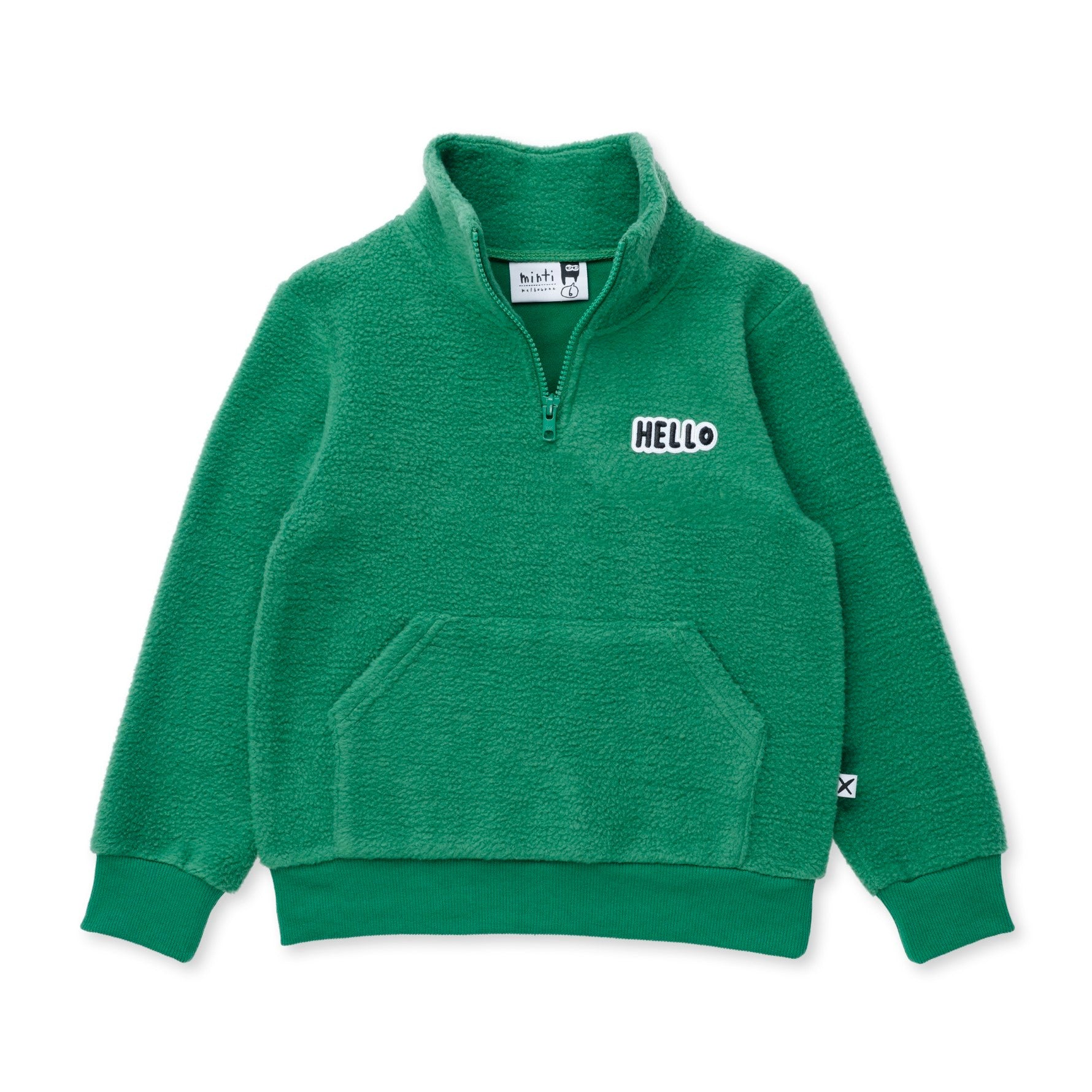 Teddy Half Zip Crew - Turf