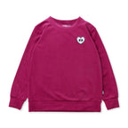 Luxe Velvet Crew - Crimson