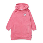 Teddy Hoodie Dress - Bubblegum