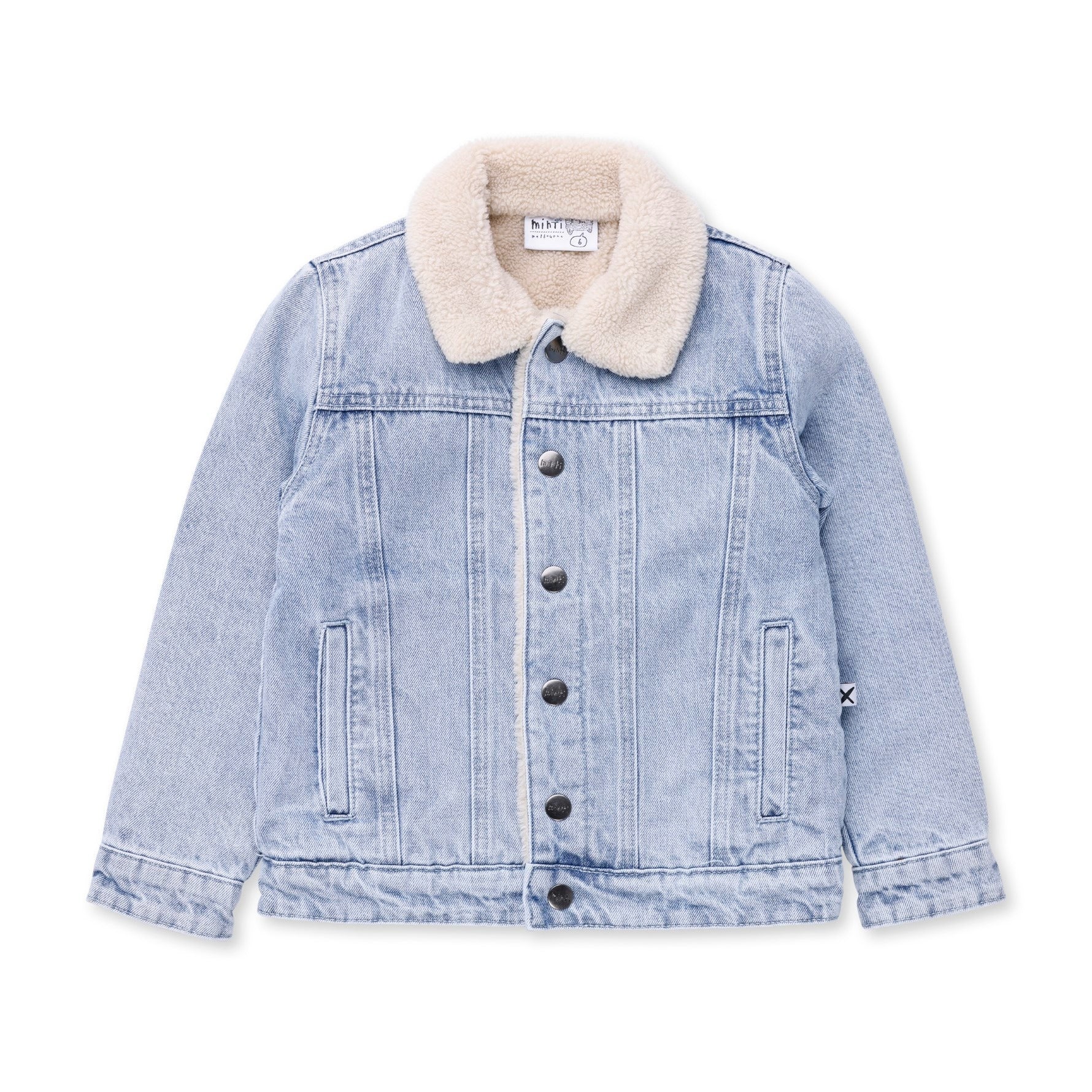 Diamond Denim Bomber - Blue Denim