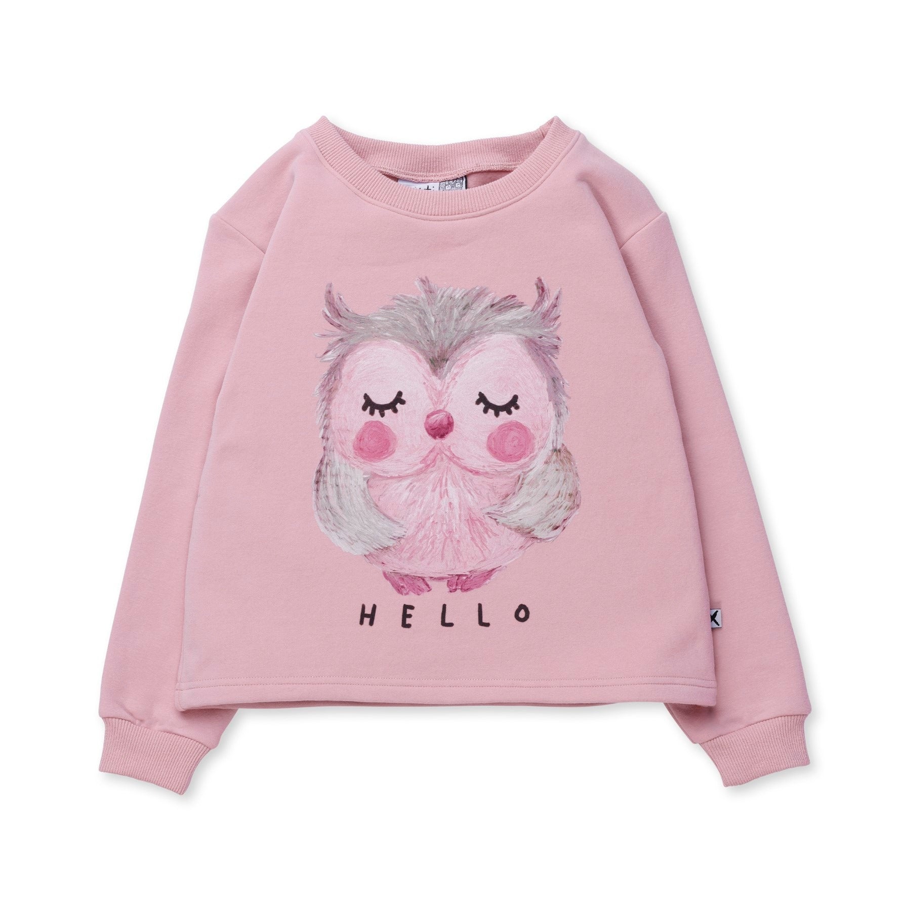 Minti Painted Owl Furry Crew - Muted Pink