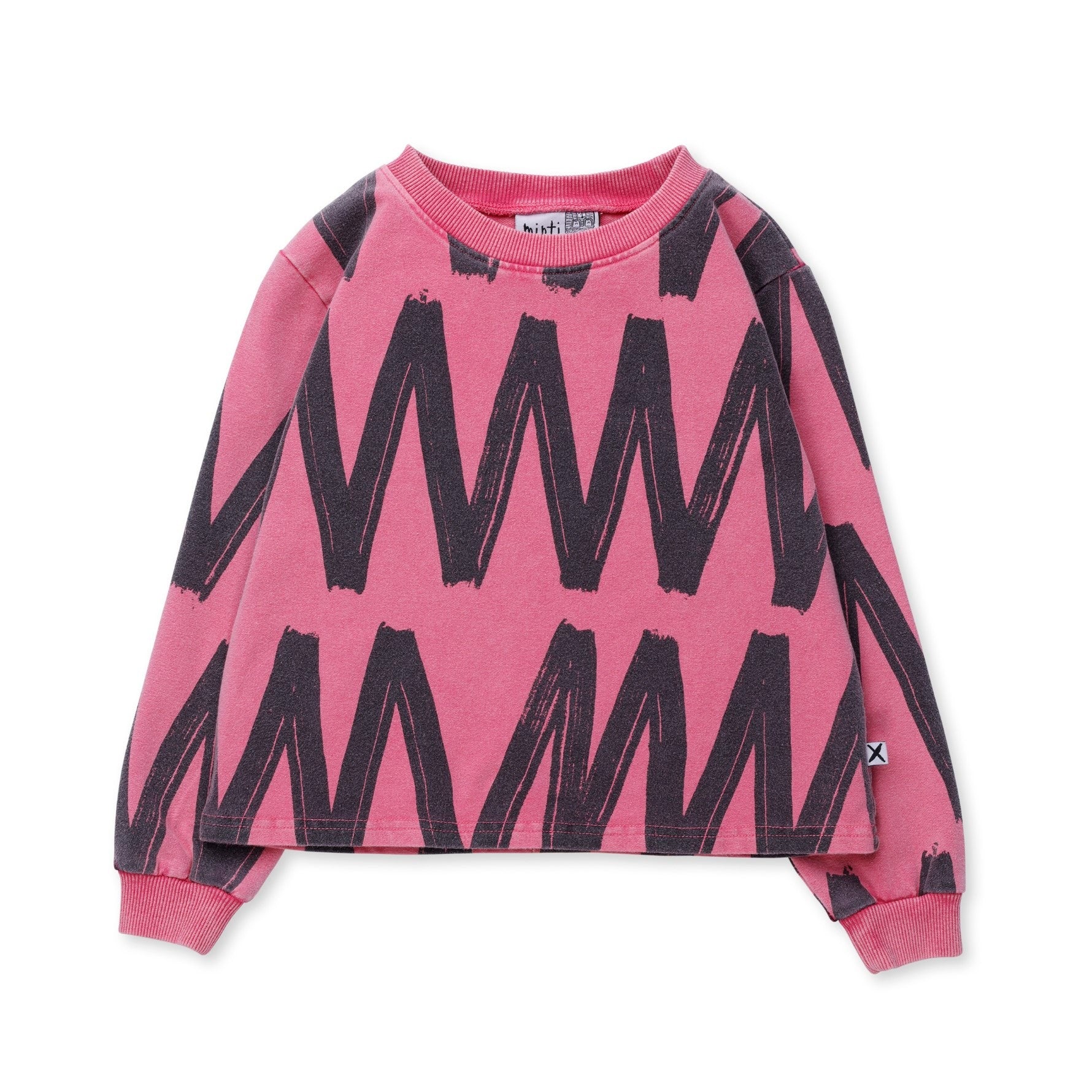 Zig Zag Crew - Pink Wash
