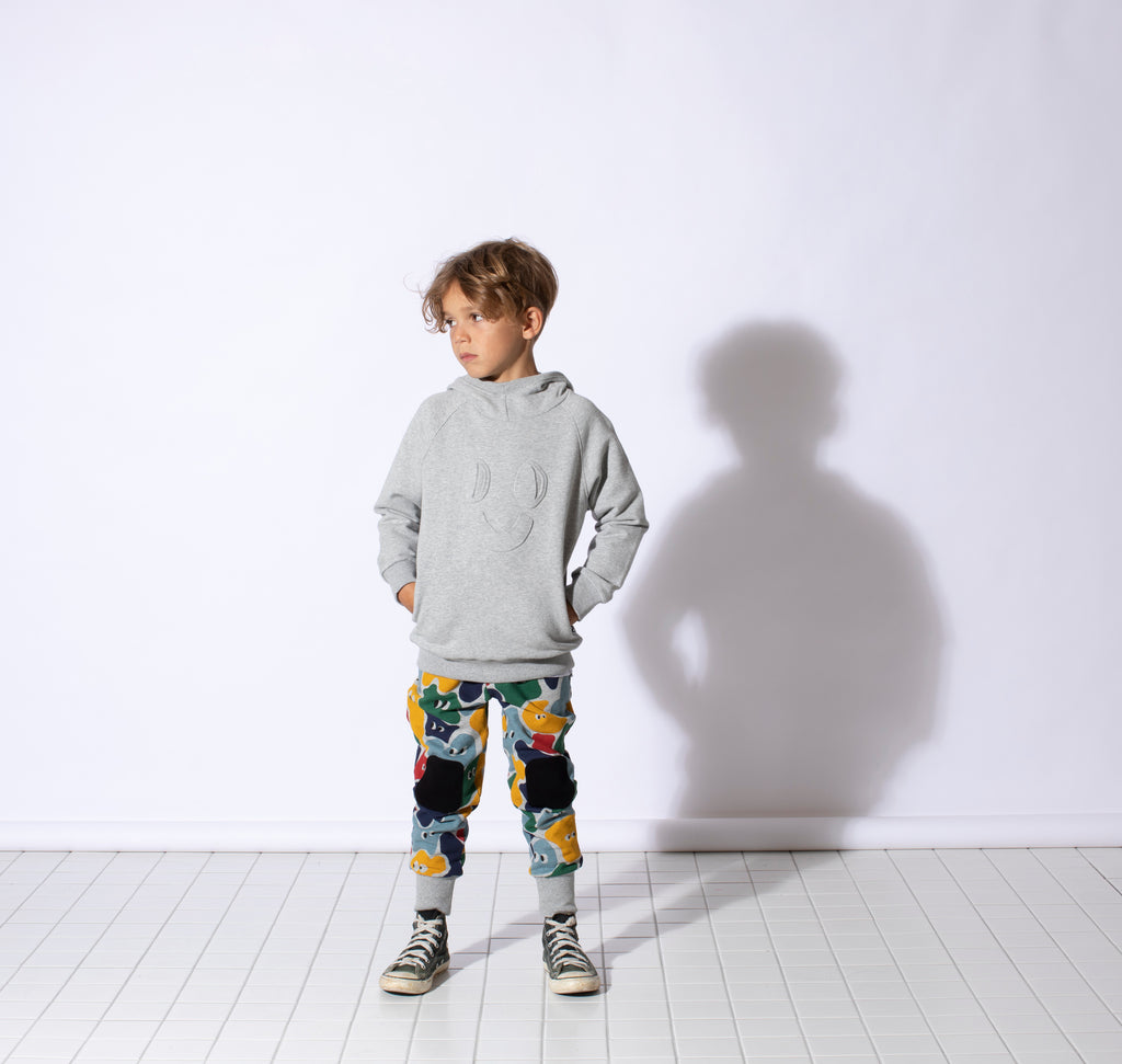 Minti Blob Buddies Furry Trackies - Grey Marle