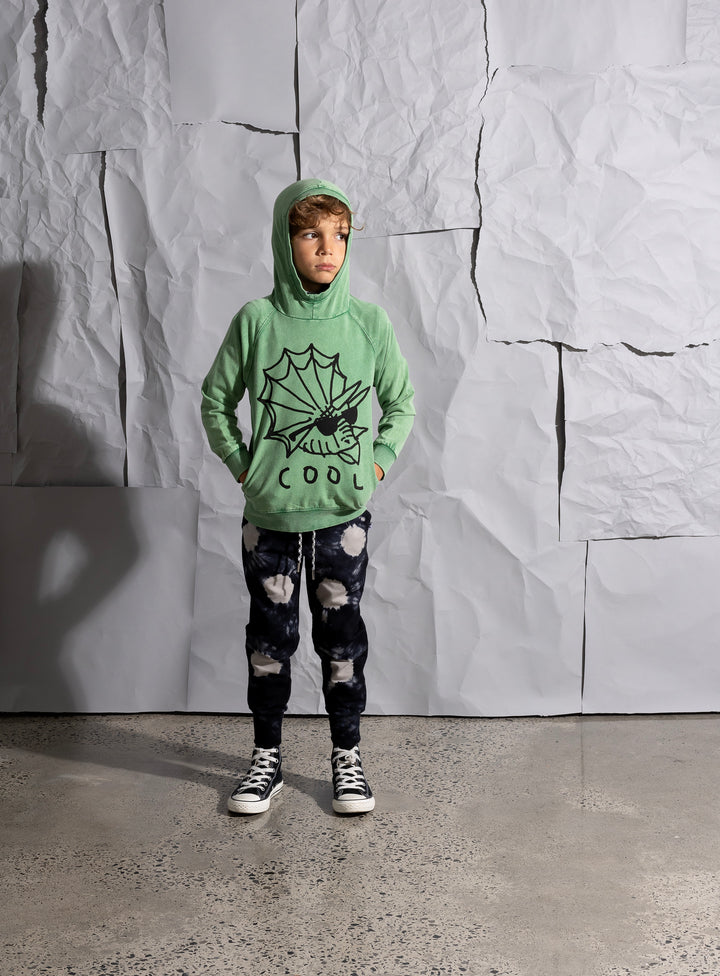 Minti Cool Dino Hood - Turf Wash