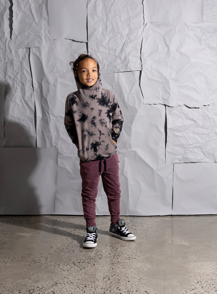 Minti Scattered Hood - Dark Grey