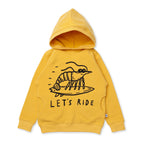 Prawn Surfer Furry Hood - Mustard