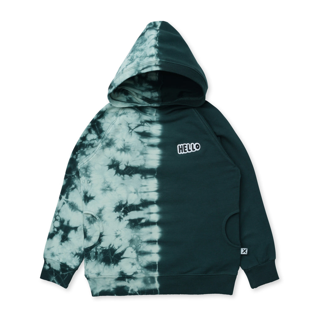Duo Tie Dye Hood - Forest
