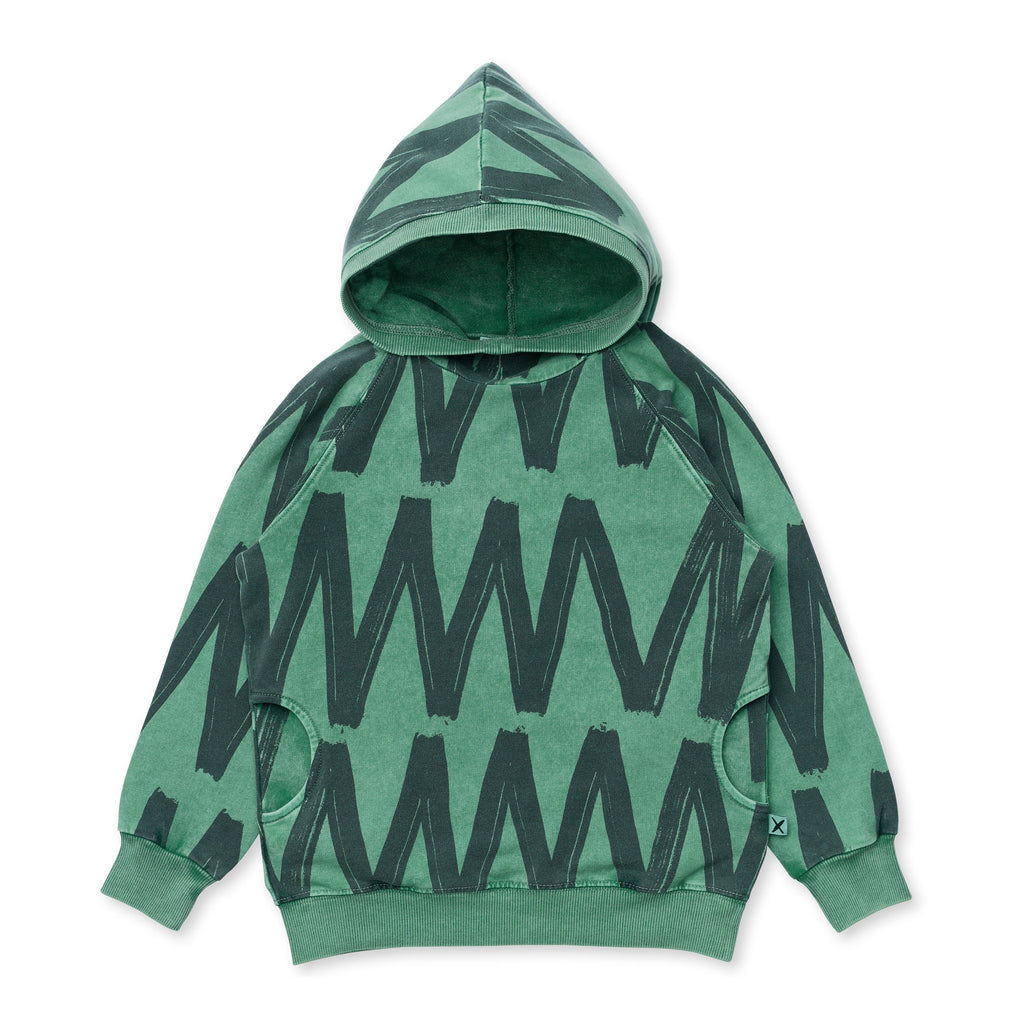 Minti Zig Zag Hood - Turf Wash