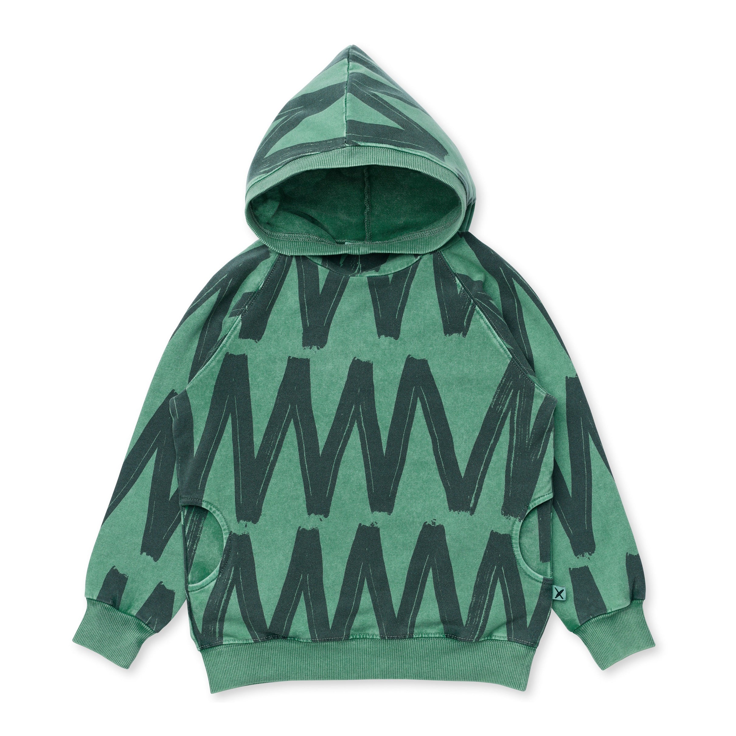 Minti Zig Zag Hood - Turf Wash