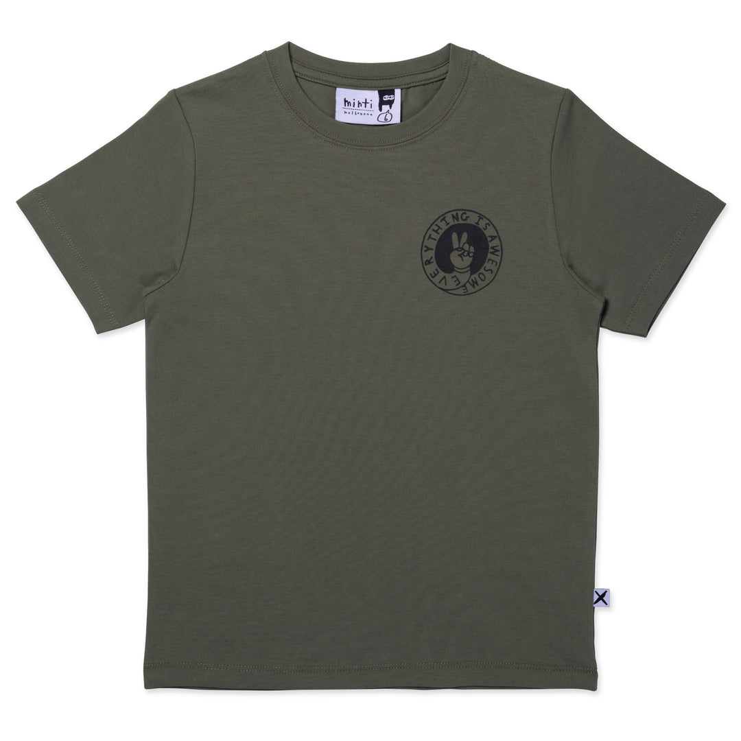 Minti Everything is Awesome Tee - Khaki