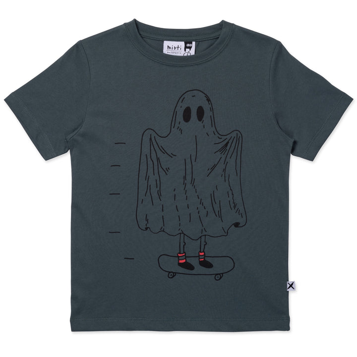 Minti Spooky Skater Tee - Forest