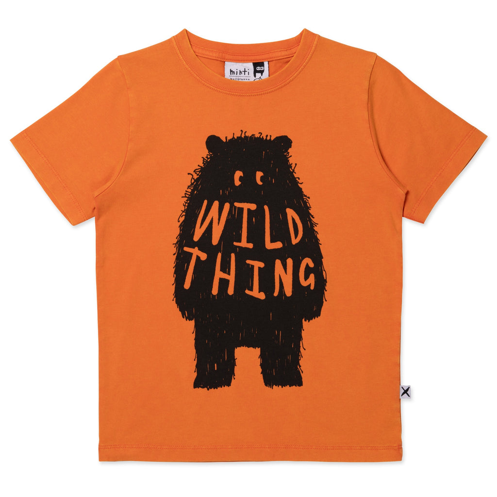 Minti Wild Thing Tee - Orange Wash