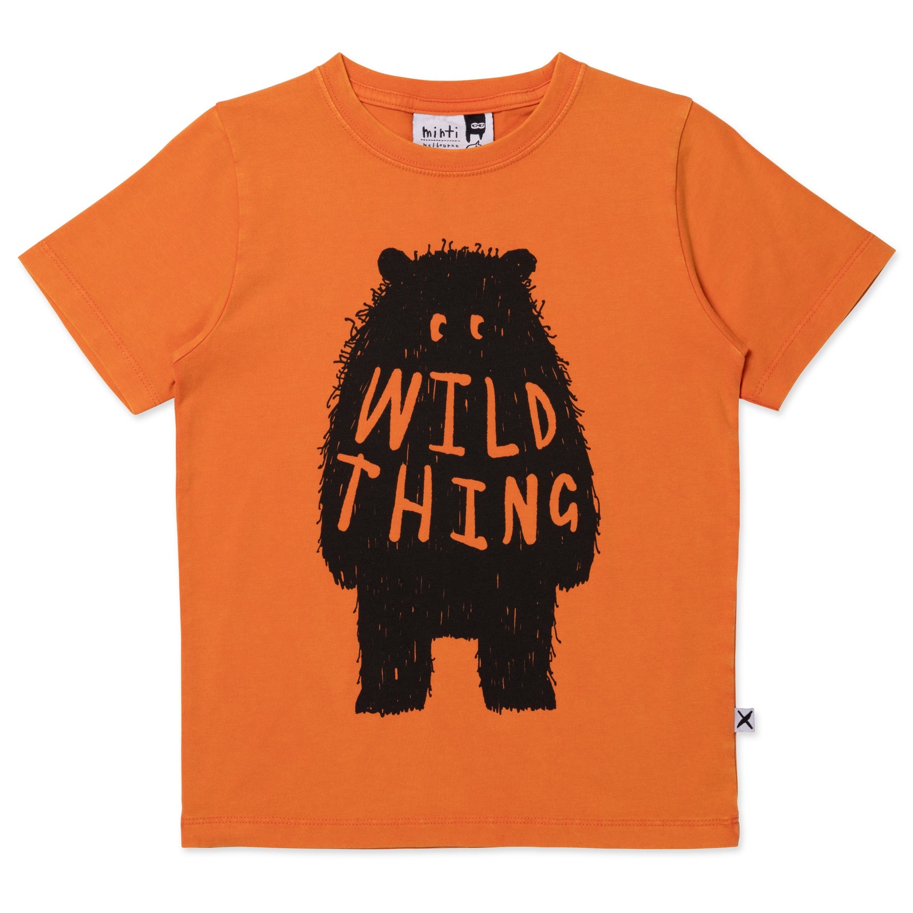 Minti Wild Thing Tee - Orange Wash