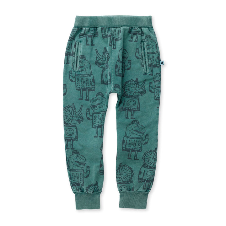 Minti Dino Buddies Trackies - Forest Wash