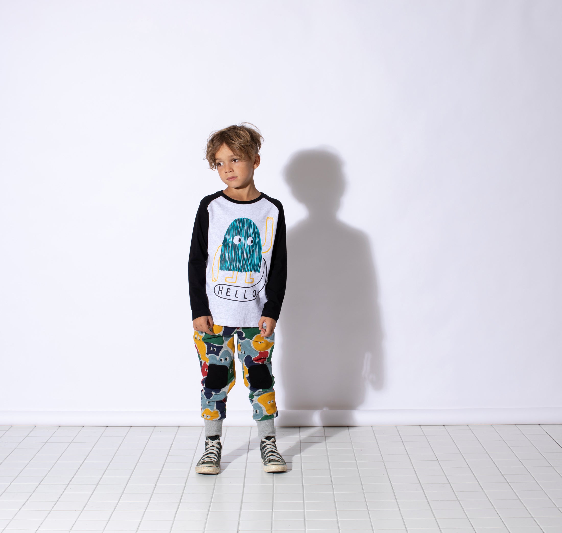 Minti Blob Buddies Furry Trackies - Grey Marle