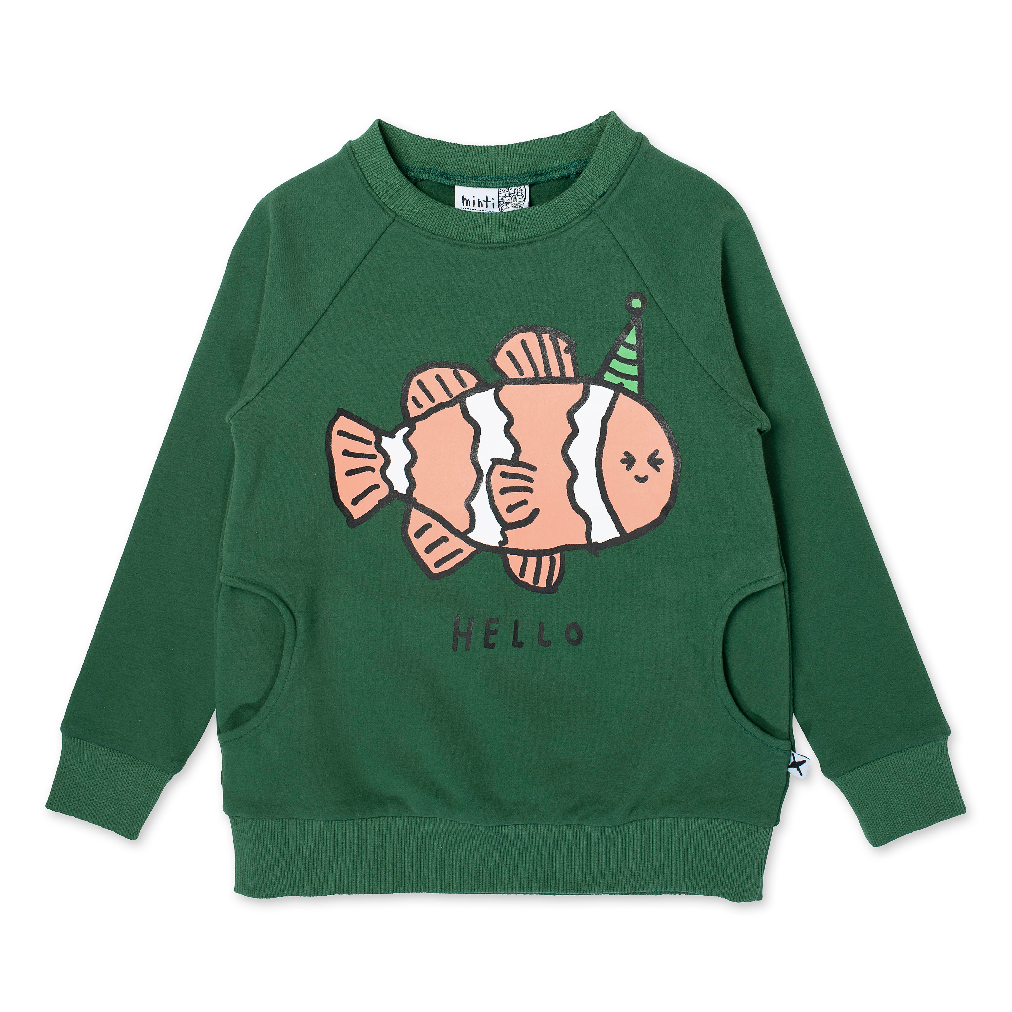 Minti Party Clownfish Furry Crew - Kelly Green