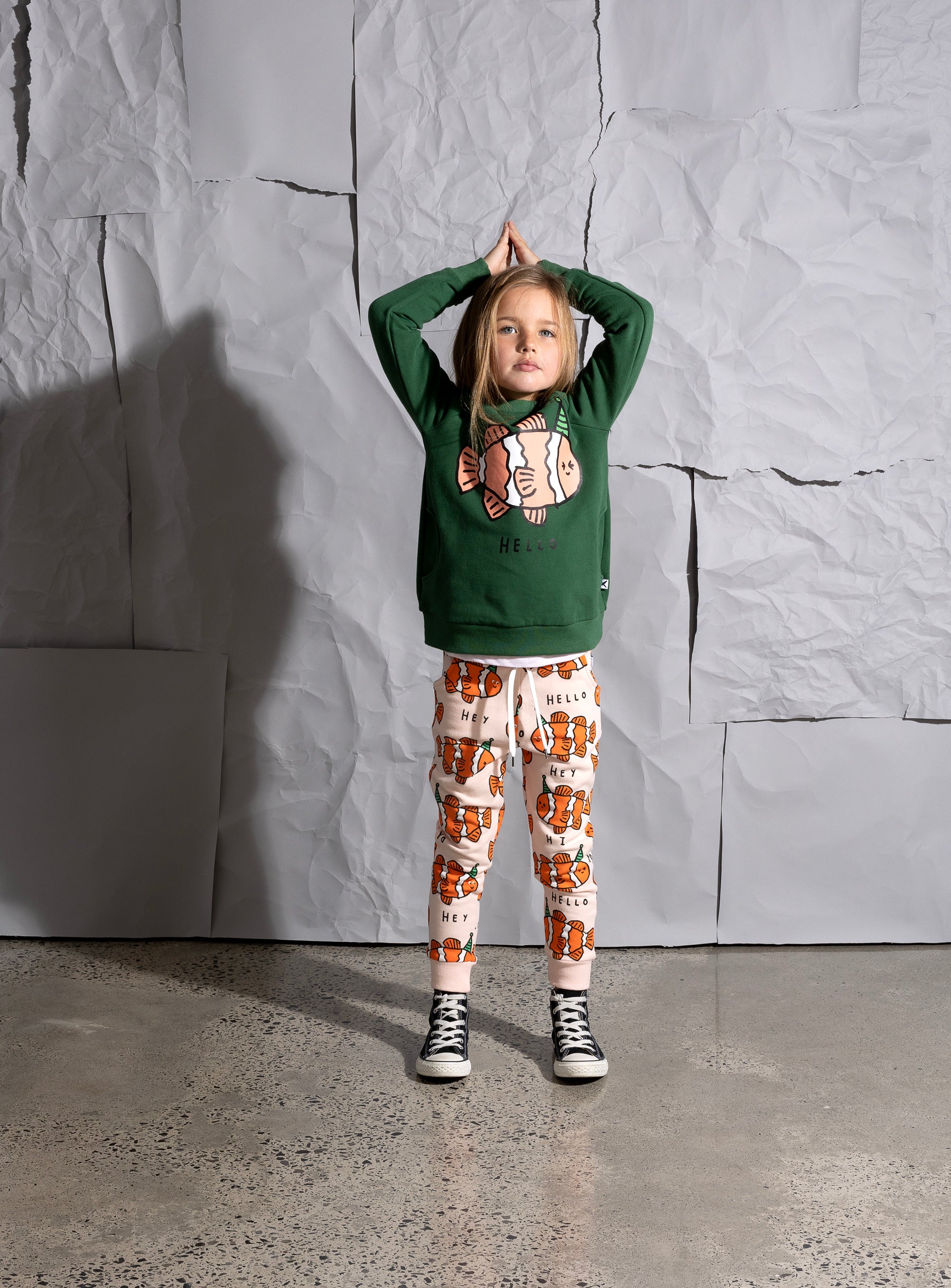 Minti Party Clownfish Furry Crew - Kelly Green