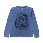 Cool Lion Tee - Midnight Wash