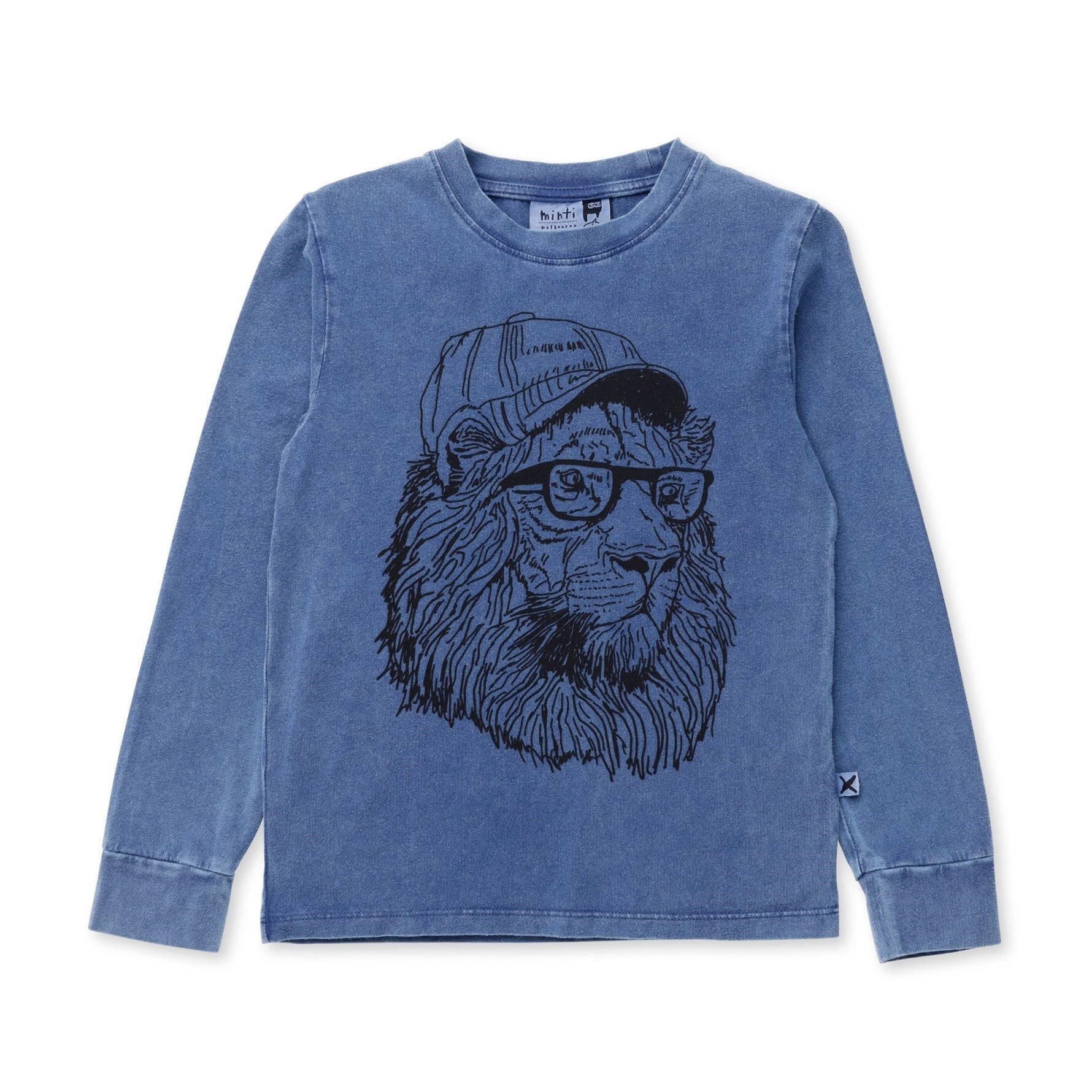 Cool Lion Tee - Midnight Wash