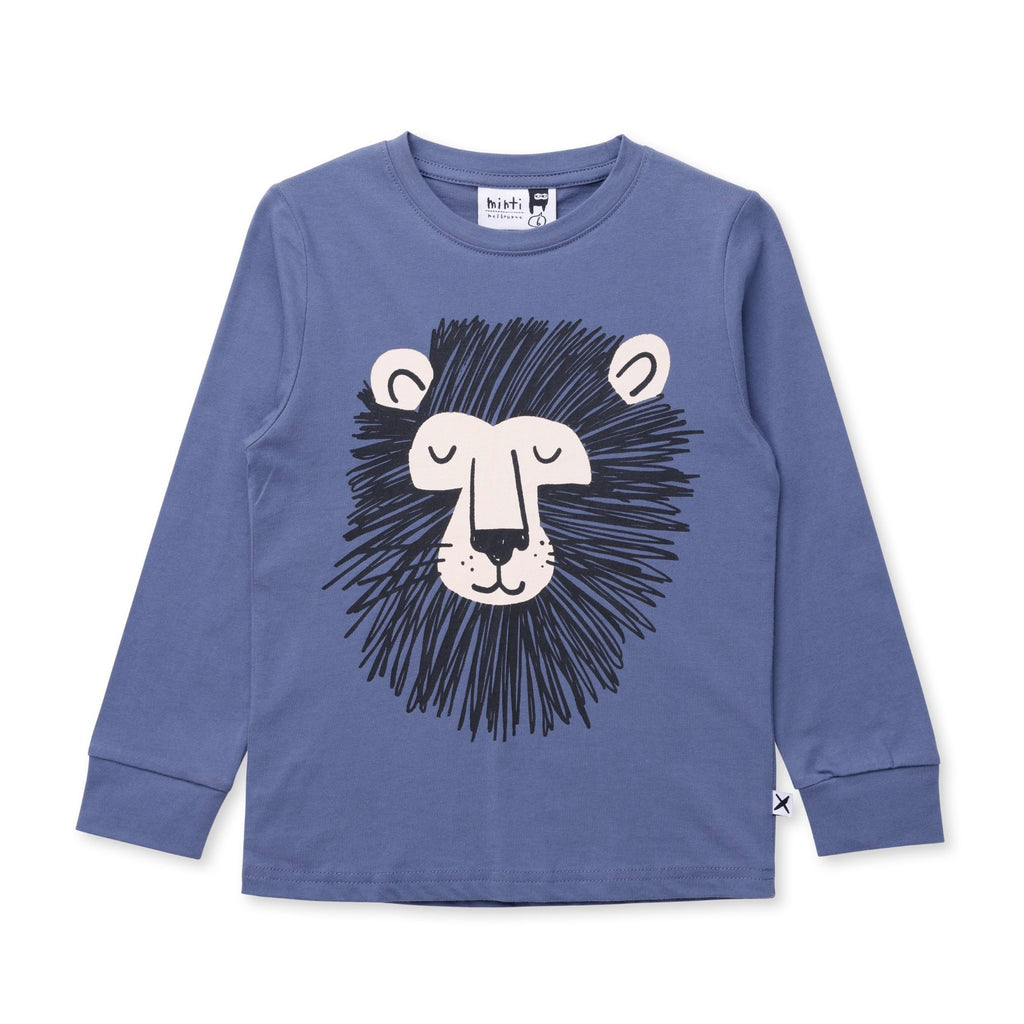 Wild Lion Tee - Midnight