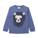 Wild Lion Tee - Midnight