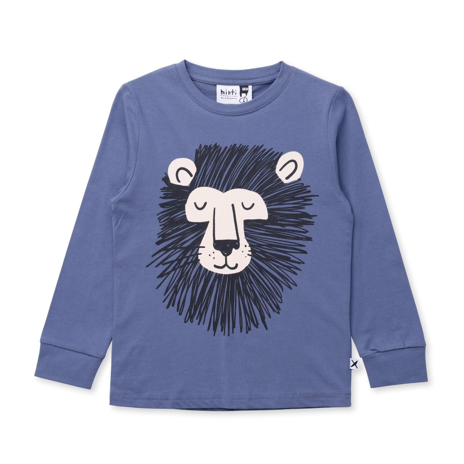 Wild Lion Tee - Midnight