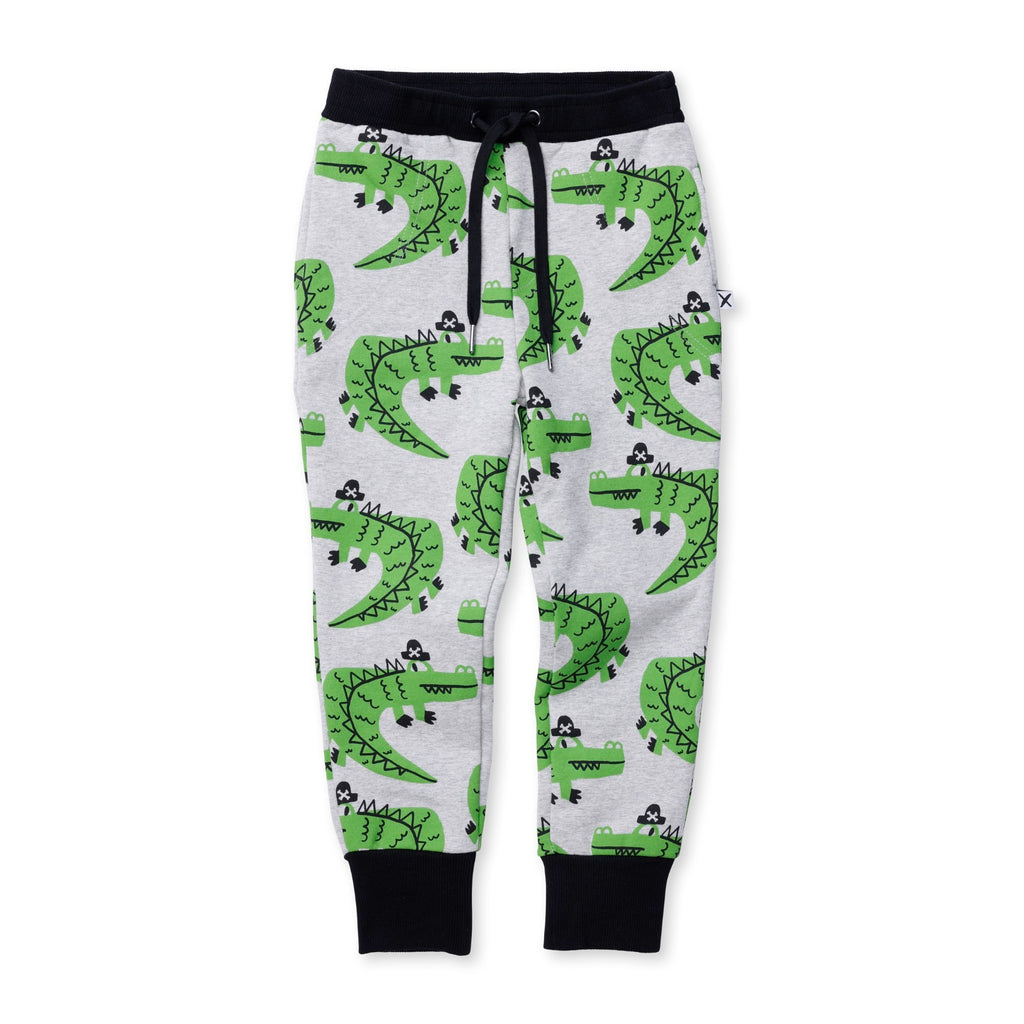 Captain Croc Furry Trackies - Grey Marle