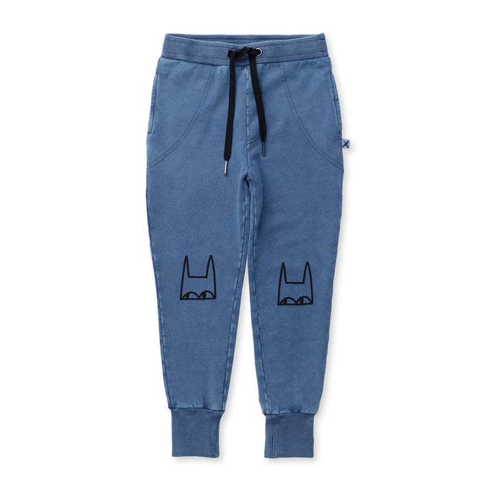 Minti Mask Furry Trackies - Midnight Wash