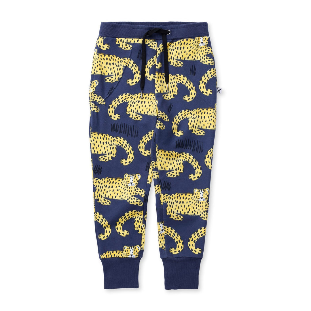 Minti Relaxing Cheetahs Trackies - Dark Blue