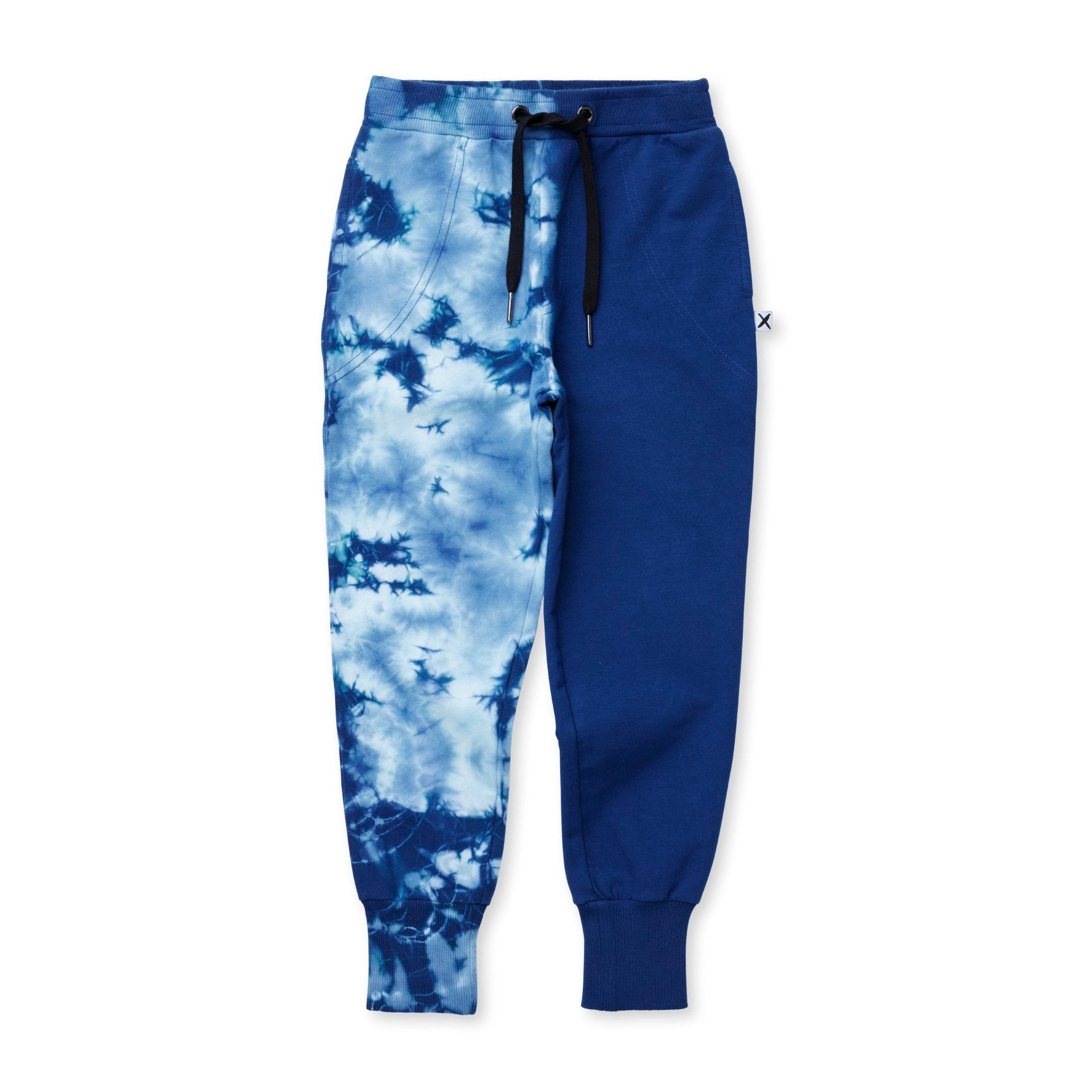 Duo Tie Dye Trackies - Navy