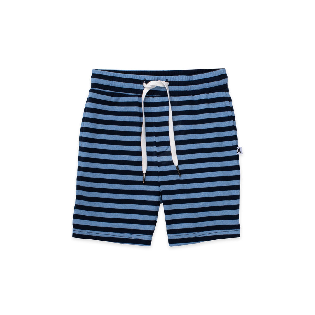 Minti Striped Hendrix Short - Navy/Blue Stripe