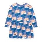 Happy Hamsters Dress - Blue