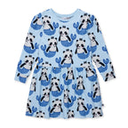 Mer-Panda Dress - Blue
