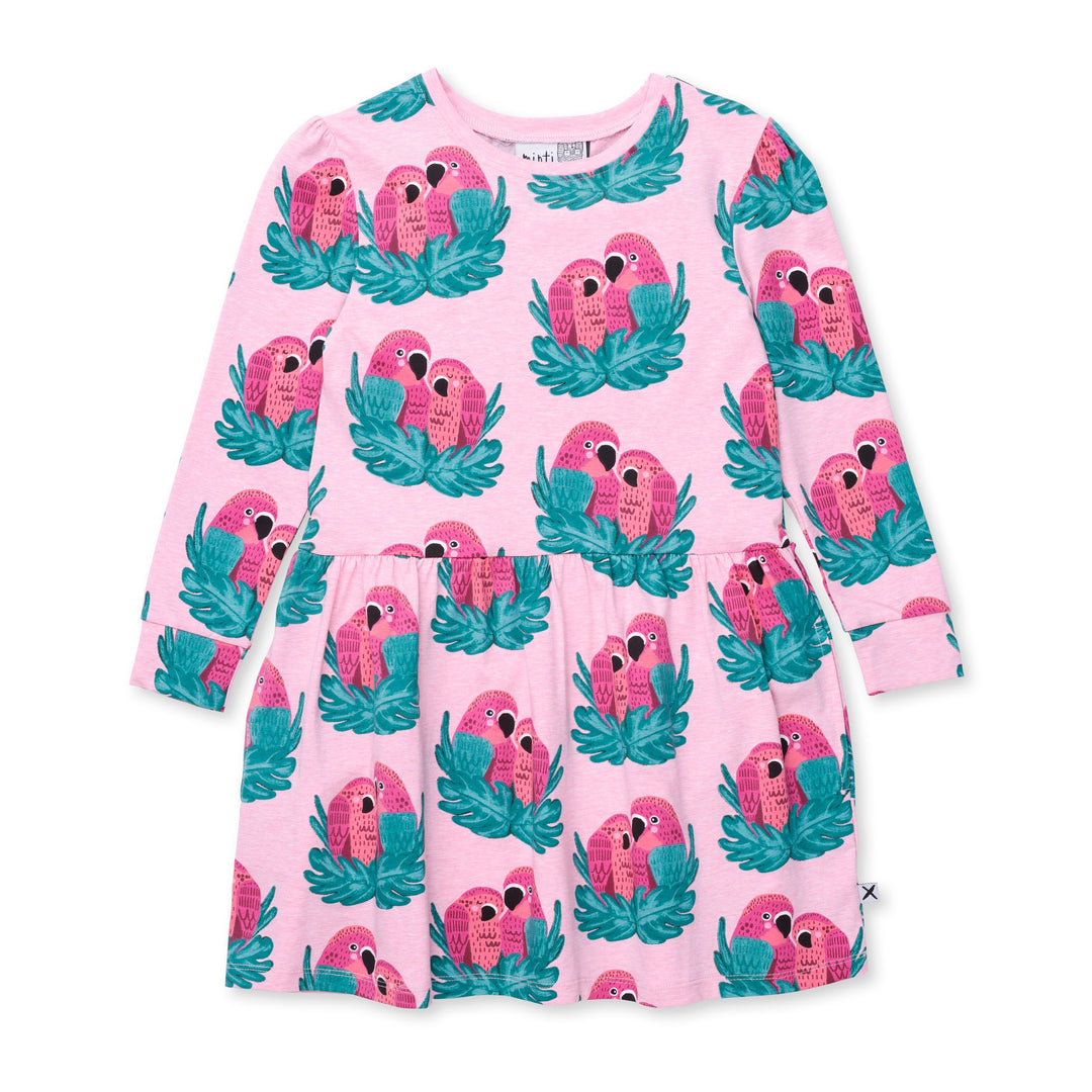 Minti Parrot Pair Dress - Candy Marle