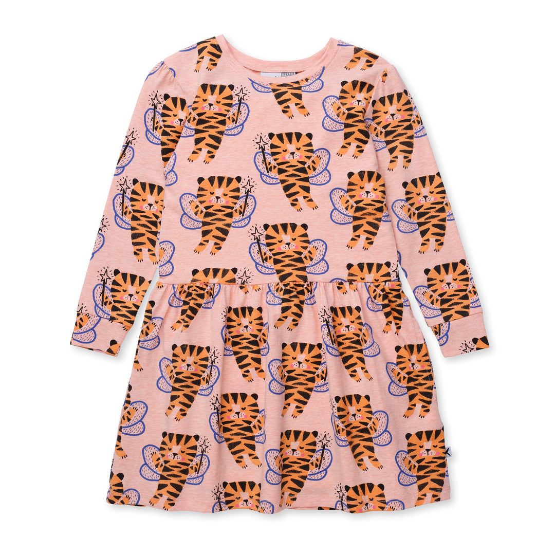 Minti Tiger Fairy Dress - Apricot Marle