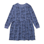 Crown Crocs Dress - Dark Cornflower