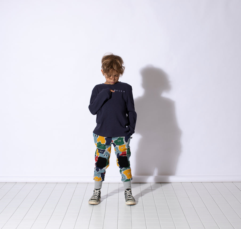 Minti Blob Buddies Furry Trackies - Grey Marle