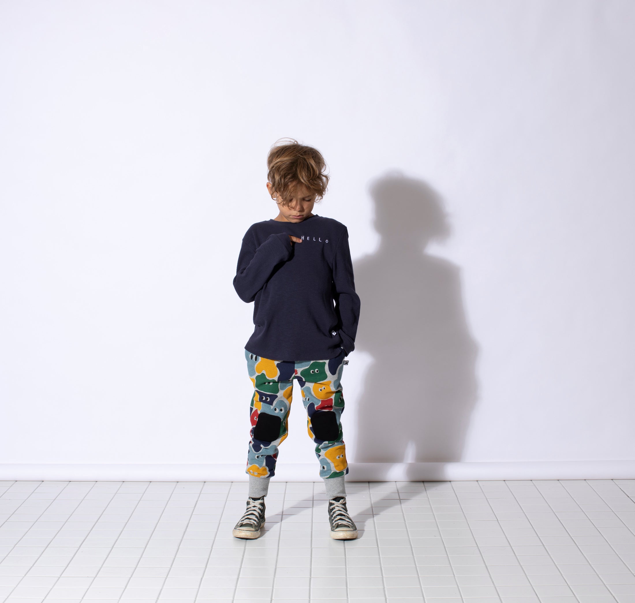 Minti Blob Buddies Furry Trackies - Grey Marle