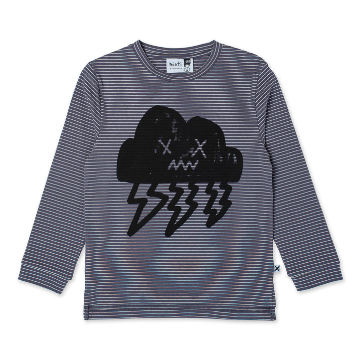 Minti Storm Cloud Tee - Storm Stripe