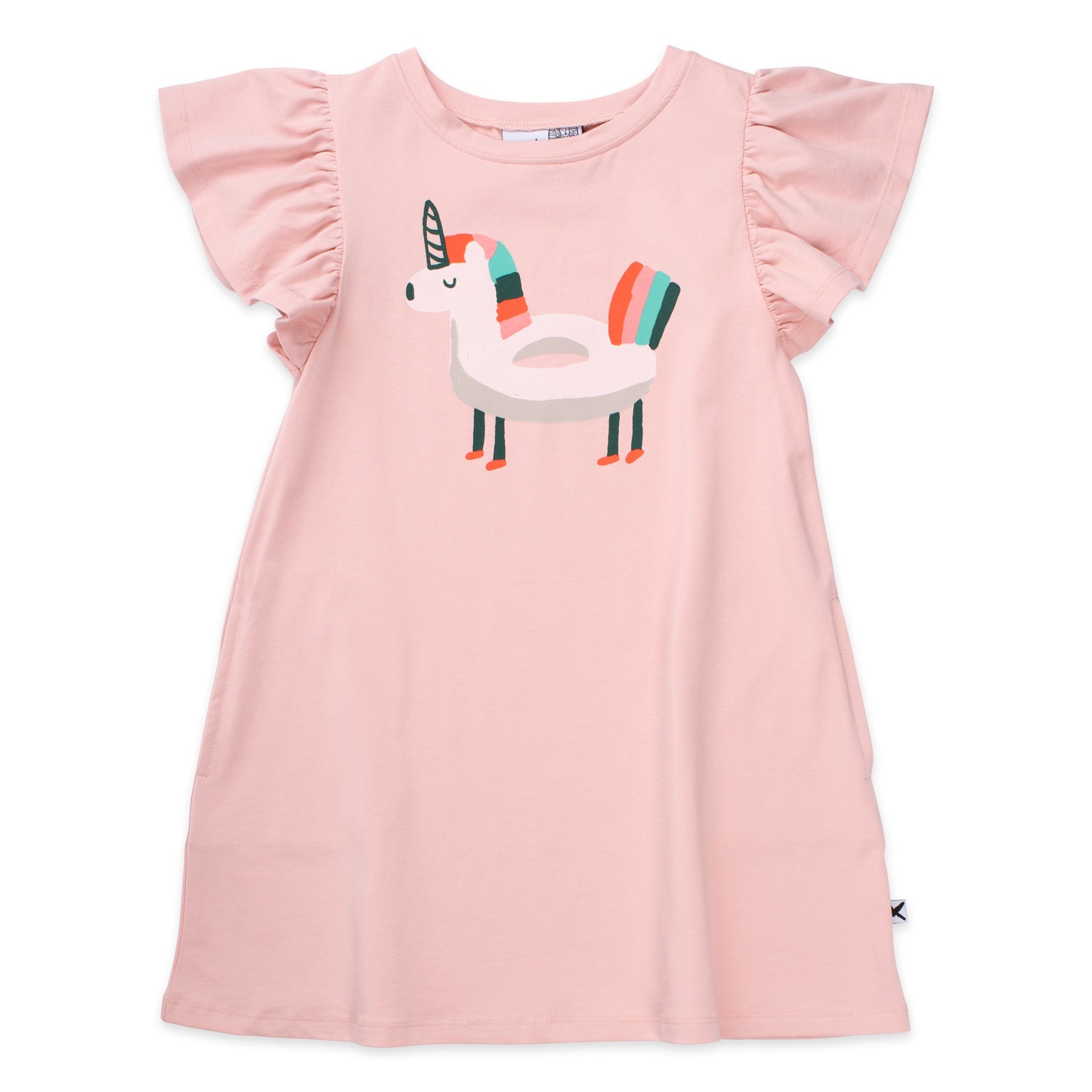 Minti Poolside Unicorn Dress - Muted Pink