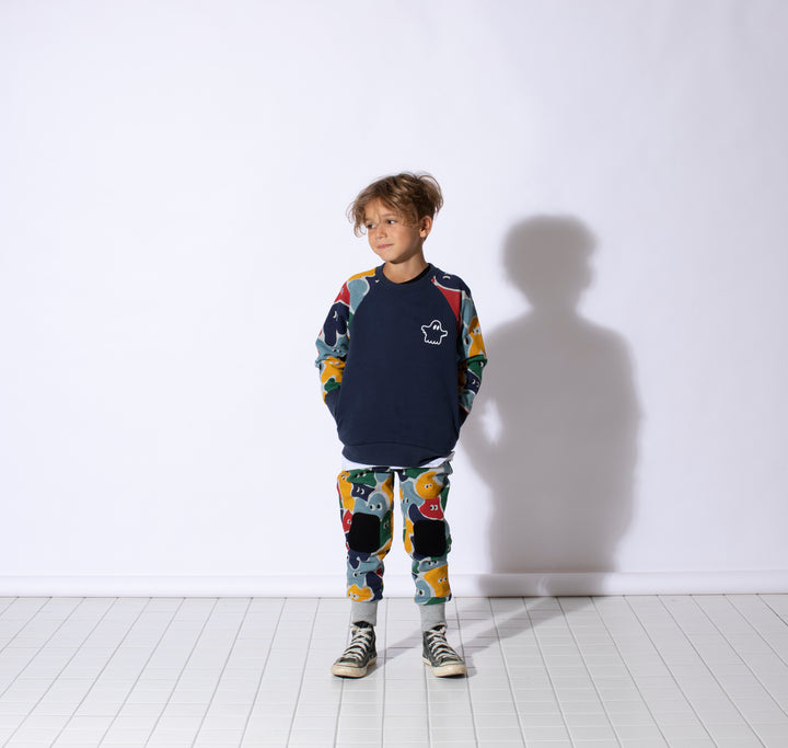 Minti Blob Buddies Furry Trackies - Grey Marle