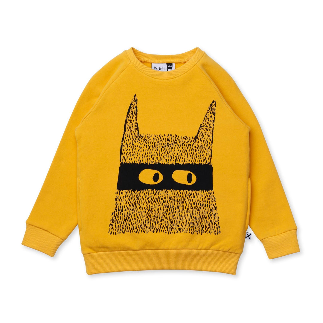 Minti Bat Monster Furry Crew - Mustard