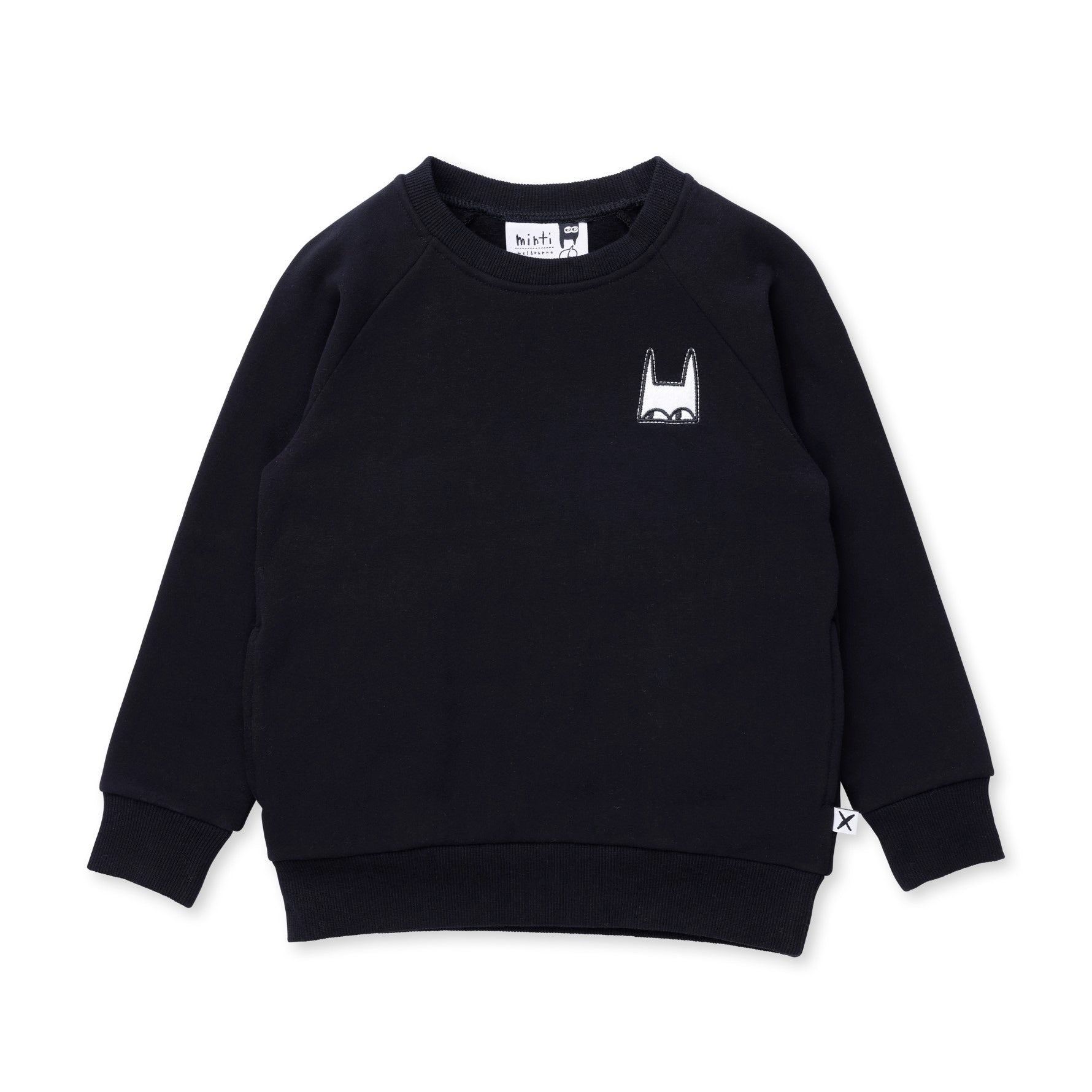 Mask Badge Crew - Black