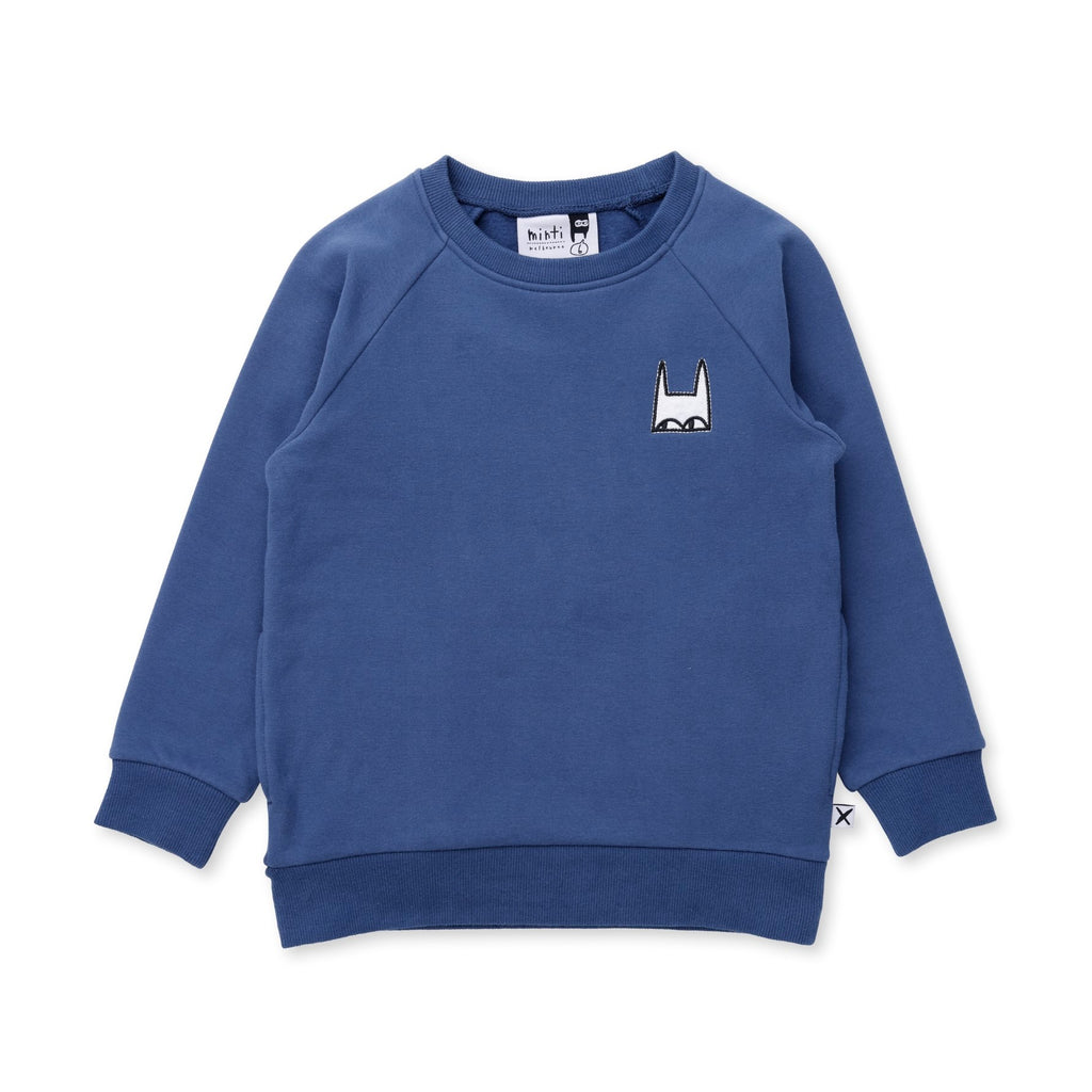 Mask Badge Crew - Navy