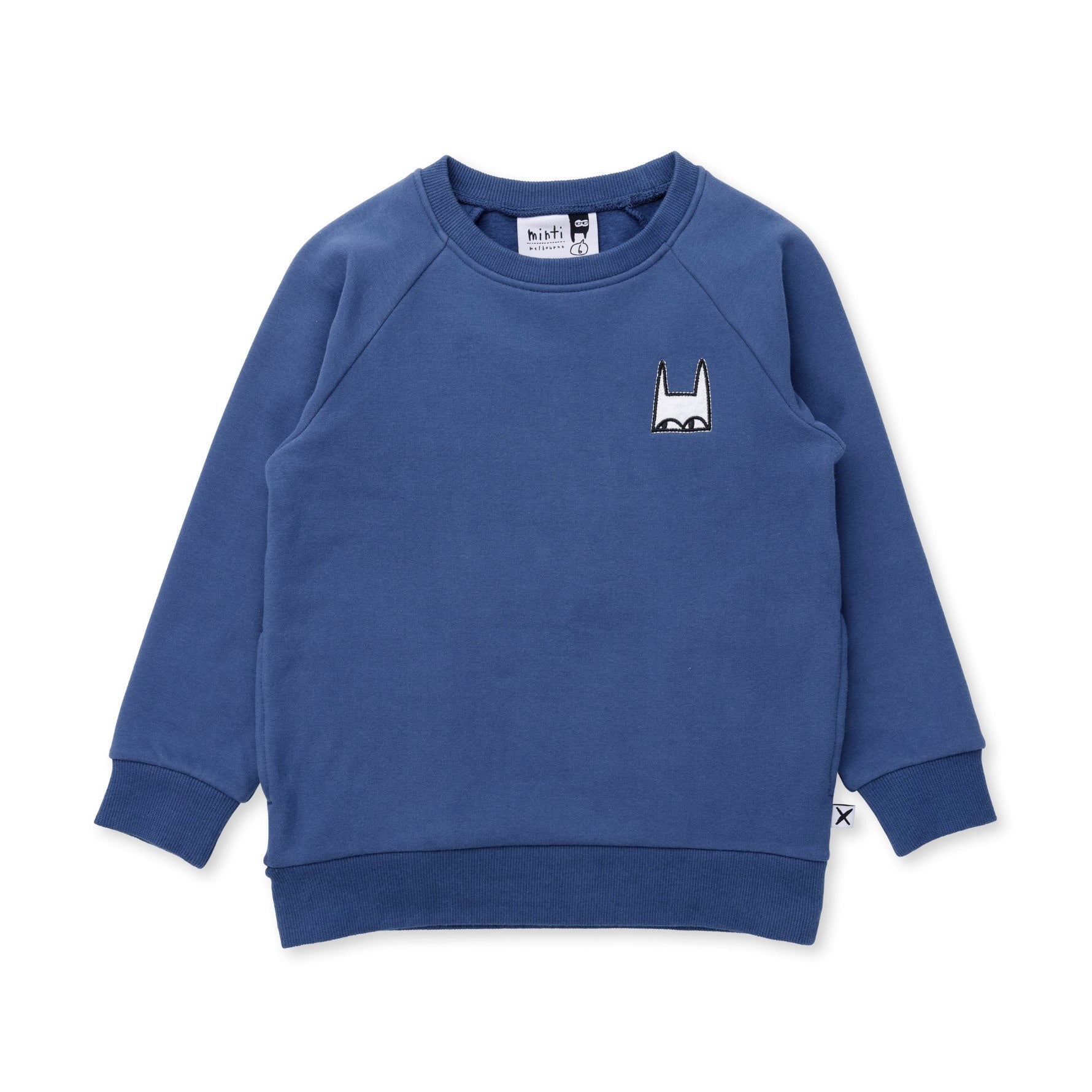 Mask Badge Crew - Navy