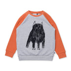 Roller Monster Furry Crew - Grey Marle/Orange